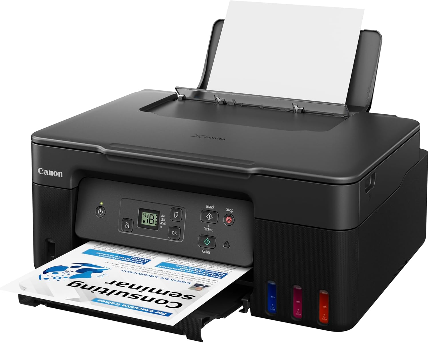 Canon Impresora de Inyección de Tinta Continua G1110, Mediano, Negro