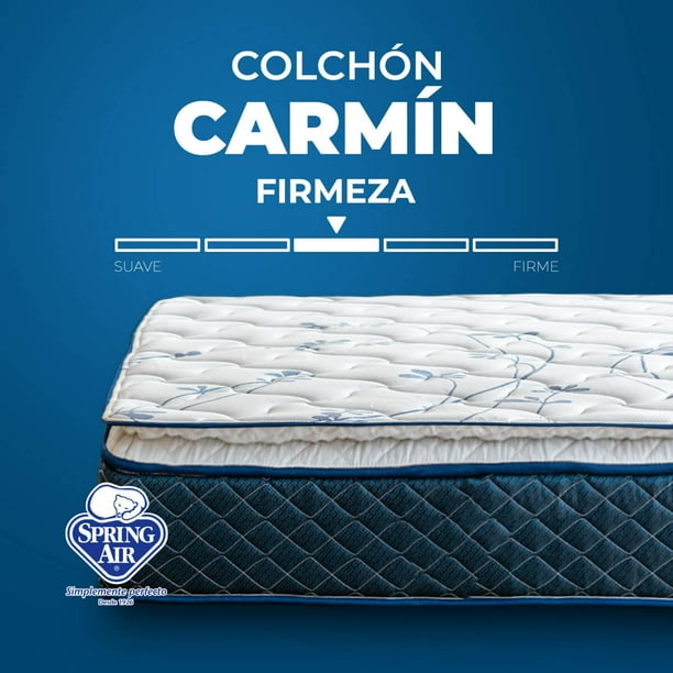 Colchón Matrimonial Spring Air Carmín Firmeza Media