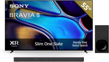 Sony BRAVIA 8 Pantalla 77” OLED con Procesador XR 4K Ultra HD Google