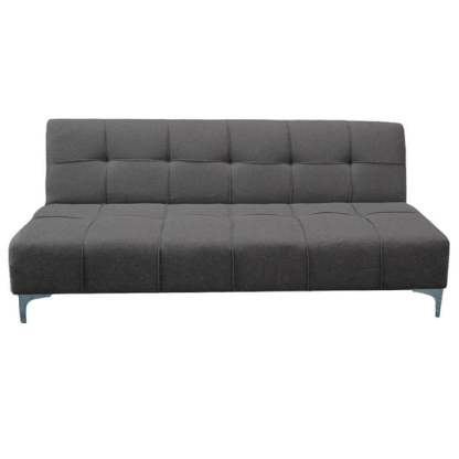 Sofa Cama Reclinable El Bazar Store New York Gris Oxford , Futon 3 posiciones, Sala