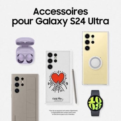 Samsung Galaxy S24 Ultra 5G (International Version) 512GB + 12GB RAM Unlocked Android 14 Smartphone (Titanium Grey)
