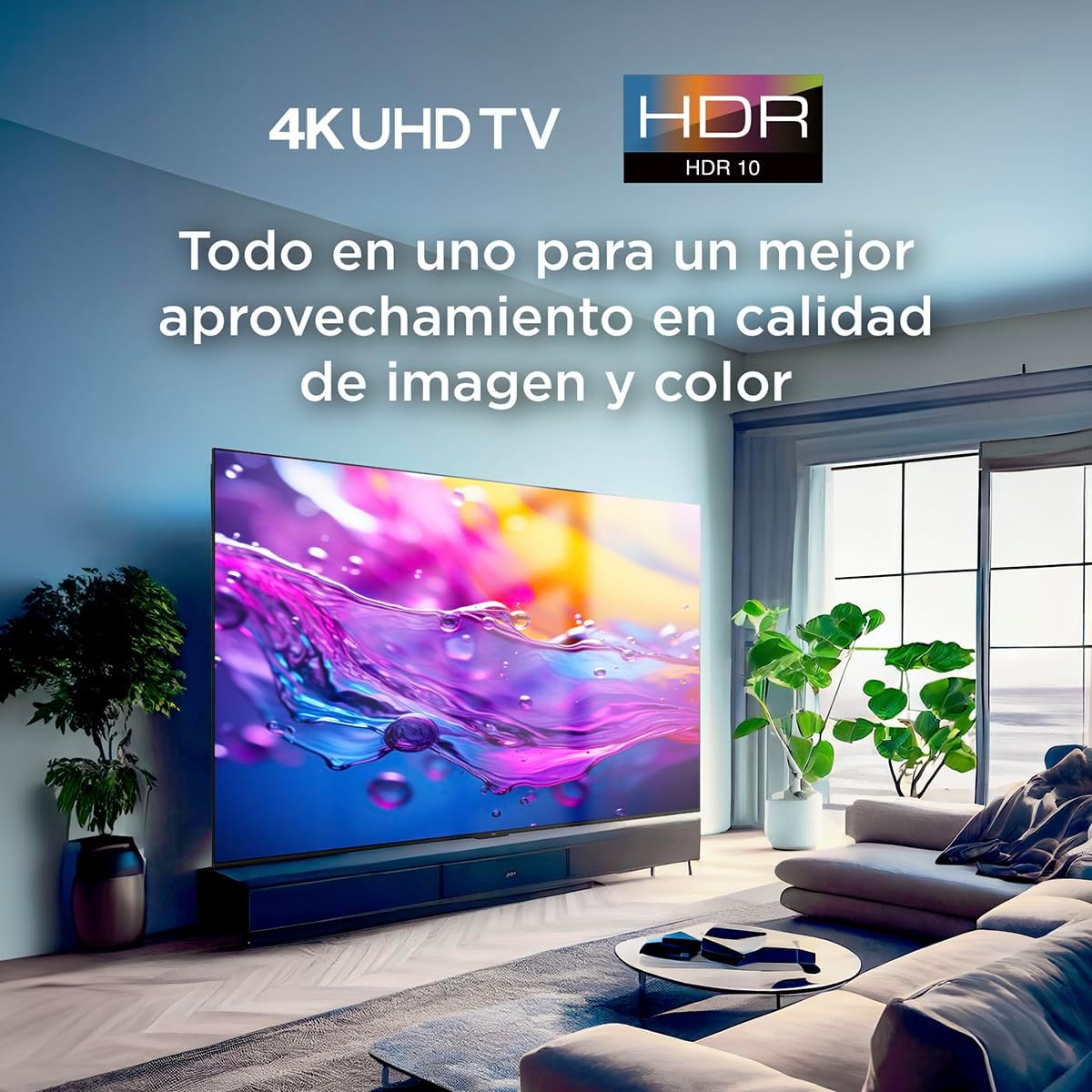 TCL Smart TV Pantalla 55" 55S451G Google TV 4K UHD Ultra HD | HDR 10 | 270 NITS 60 Hz | Dolby Audio Digital + | Compatible con Alexa