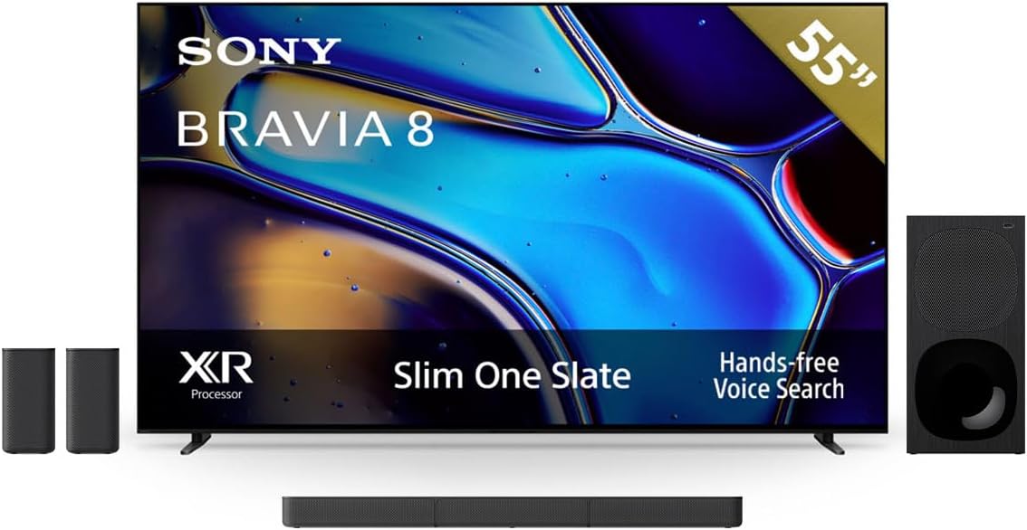 Sony BRAVIA 8 Pantalla 77” OLED con Procesador XR 4K Ultra HD Google