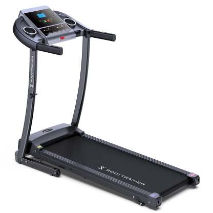 Caminadora Eléctrica BodyTrainer B2-400 Plegable con Display LED Velocidad Máx 14 Km/h