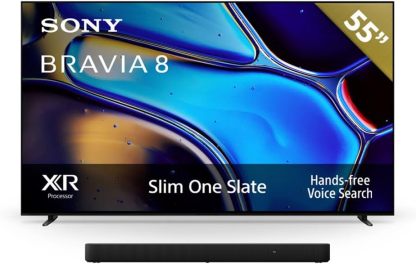 Sony BRAVIA 8 Pantalla 77” OLED con Procesador XR 4K Ultra HD Google