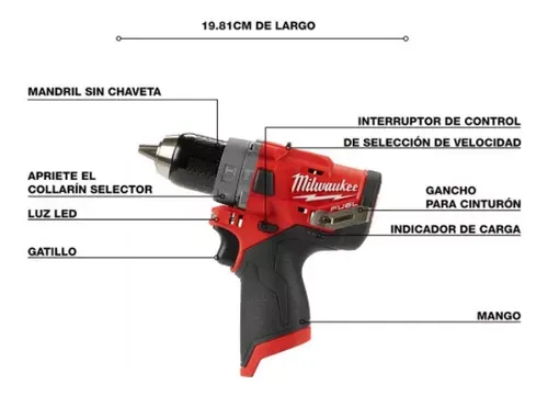 Combo Rotomartillo 1/2 Atornillador De Impacto M12 Fuel