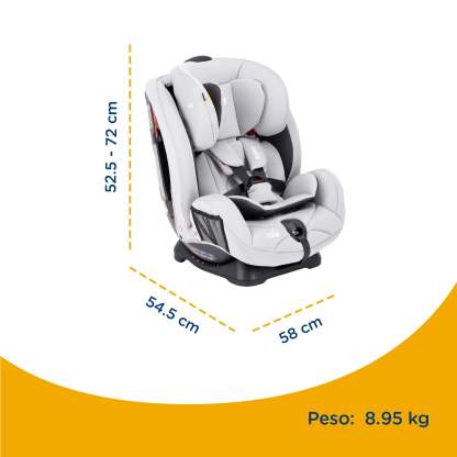 Autoasiento Bebe Joie Stages Silla Expandible Carro 3 En 1 Gray Gray