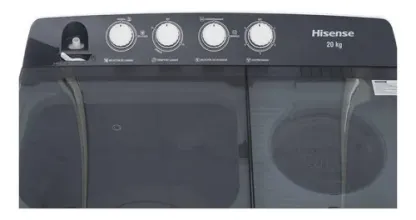 Lavadora semi-automática Hisense hasta 20kg color blanco