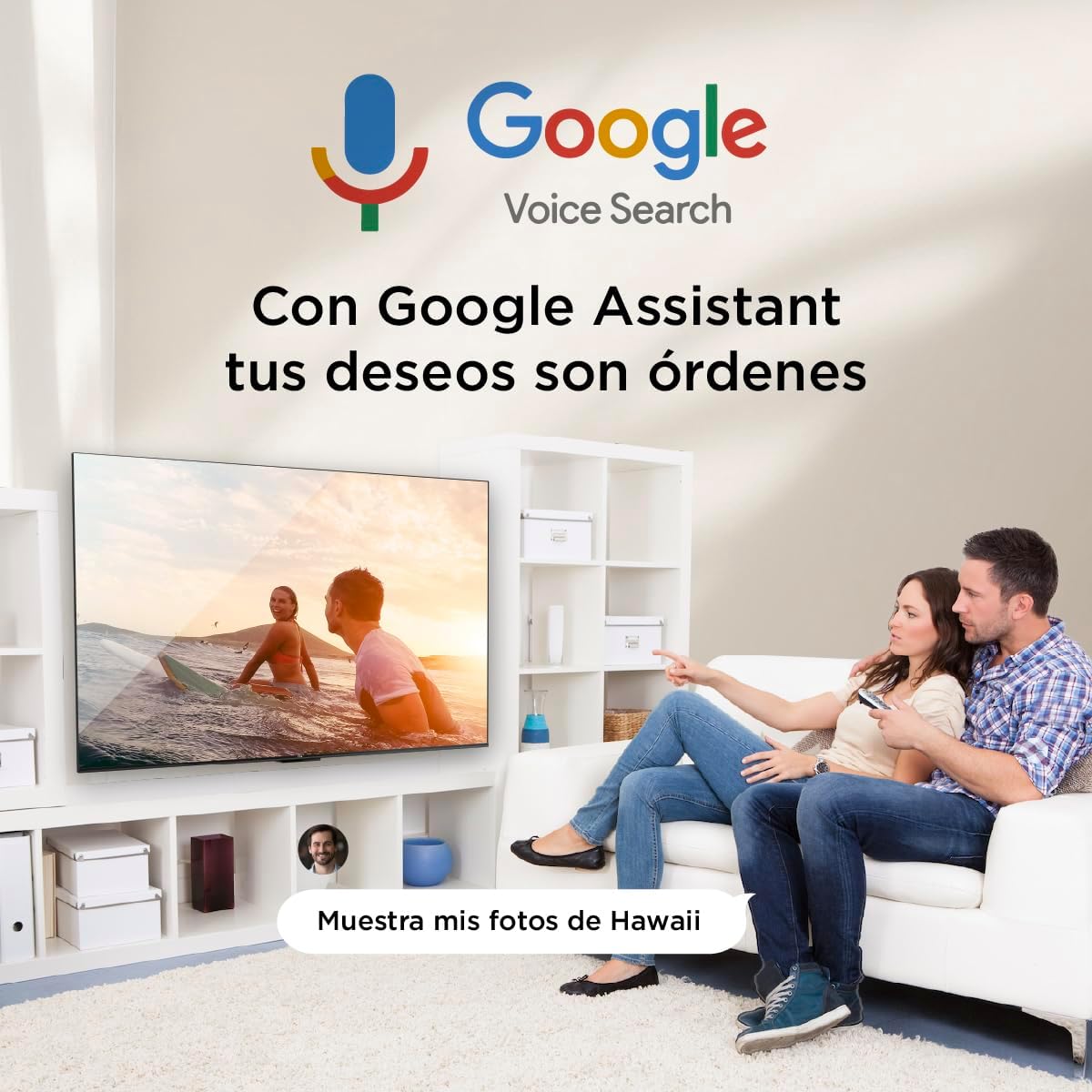 TCL Smart TV Pantalla 55" 55S451G Google TV 4K UHD Ultra HD | HDR 10 | 270 NITS 60 Hz | Dolby Audio Digital + | Compatible con Alexa