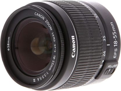 Canon EOS 4000D Cámara réflex digital con EF-S 18-55mm F/3.5-5.6 III lente zoom + funda + tarjeta SD de 32 GB (paquete de 15 piezas)
