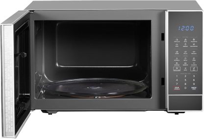 Midea MMDK14S2MG Horno de Microondas SmartECO 1.4 Pies Cúbicos 40L Silver Puerta Espejo