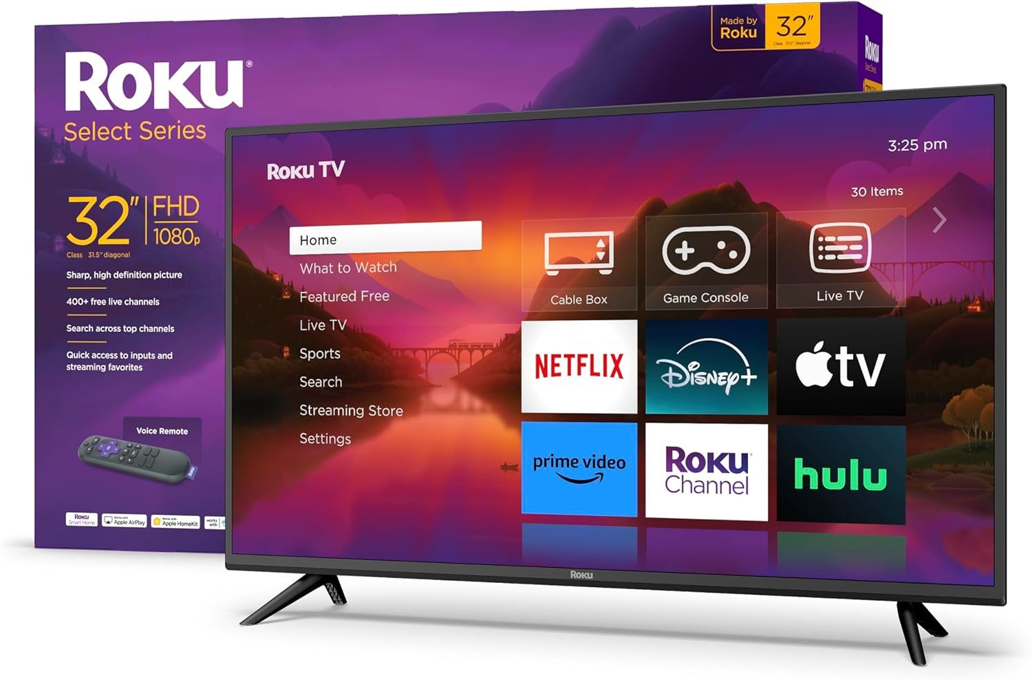 Roku Smart TV 2025 - Serie Selecta de 40 Pulgadas, TV Full HD de 1080p
