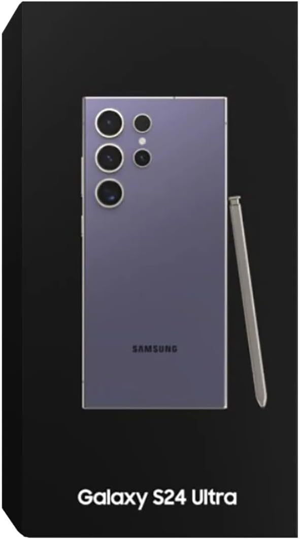 Samsung Galaxy S24 Ultra 5G (International Version) 512GB + 12GB RAM Unlocked Android 14 Smartphone (Titanium Grey)