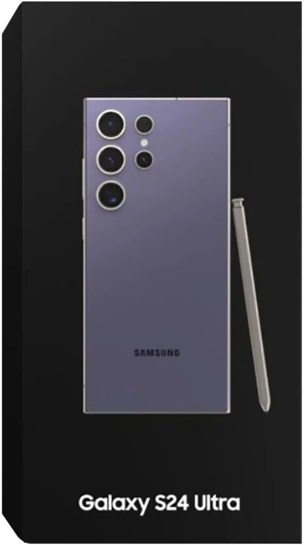 Samsung Galaxy S24 Ultra 5G (International Version) 512GB + 12GB RAM Unlocked Android 14 Smartphone (Titanium Grey)