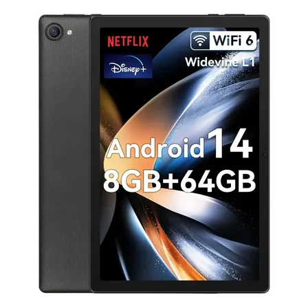 Tablet Moderness C10 10.1 Android 14 64 Gb 8 Gb Ram Wi-fi Bluetooth 5.2 Cámara 5 Mp Color Negro