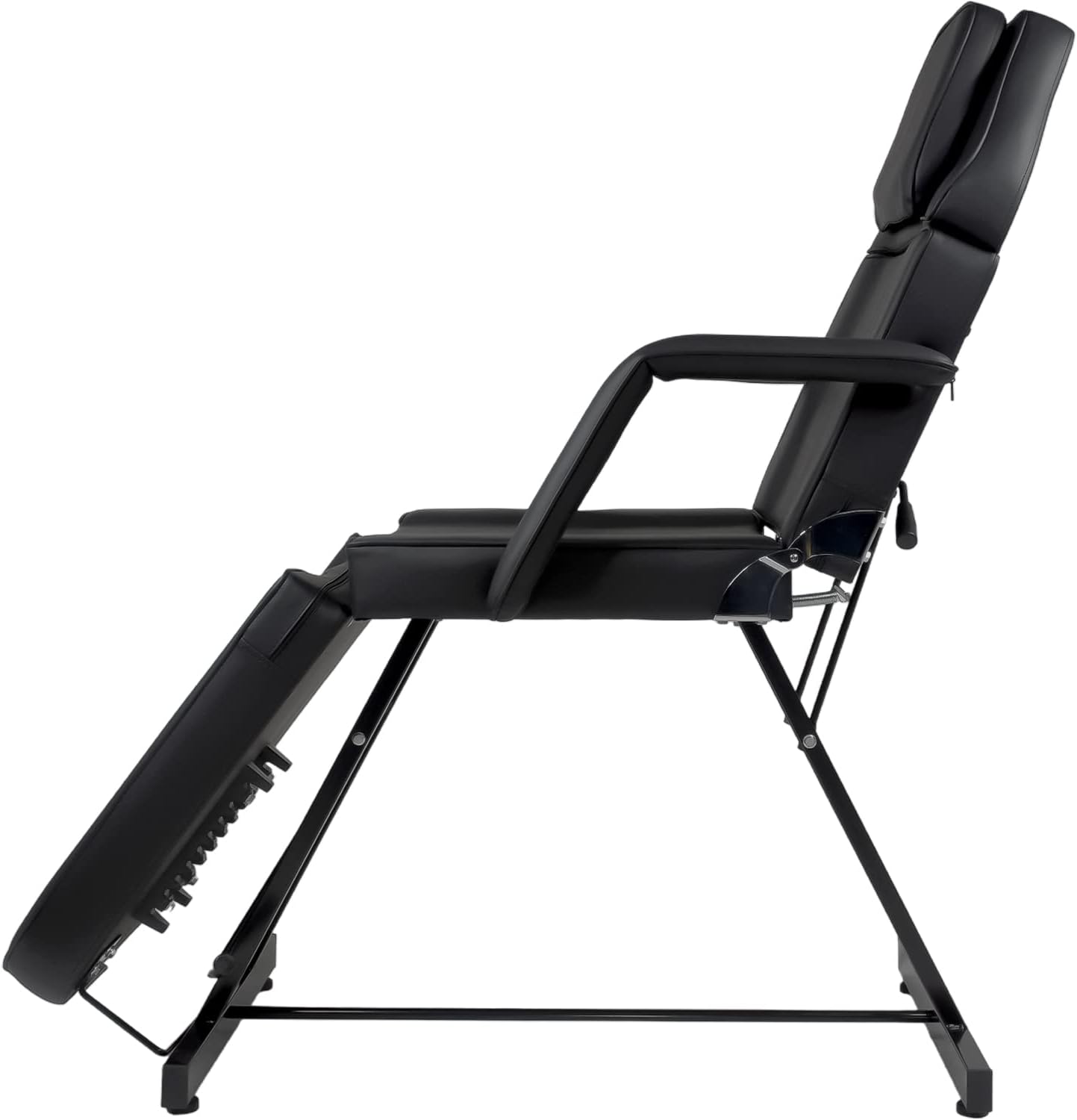 NANOFORT Silla Sillon Reclinable para Masaje Profesional Lashista Silla para Faciales Respaldo con 9 Tipos de Ajuste Soporta 200 Kg Incluye Banco Camilla para SPA Tattoo