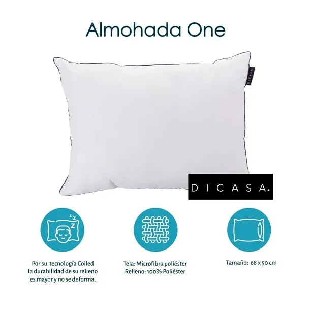 Colchón Queen Size Cupra DICASA Almohada One Sábanas Softy Protector de Colchón