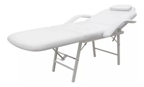 Silla Faciales Cama Camilla Sillón Spa Masaje Fisioterapia Color Blanco