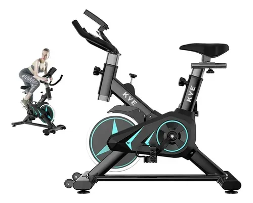 Kye Bicicleta De Spinning Fija 8kg Ejercicio Cardio Negro