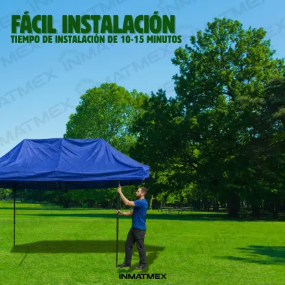 Carpa 3x4.5 Reforzado Plegable Impermeable Con Paredes Toldo