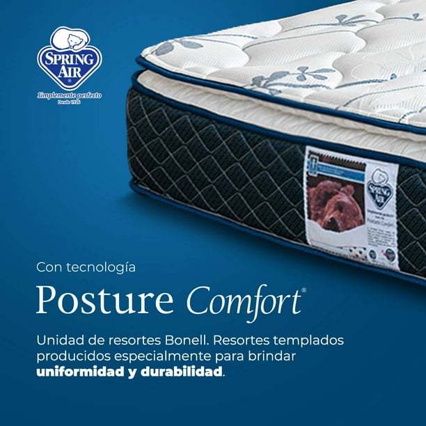 Colchón Matrimonial Spring Air Carmín Firmeza Media