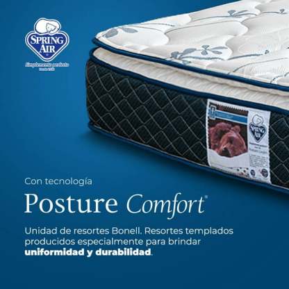 Colchón Matrimonial Spring Air Carmín Firmeza Media