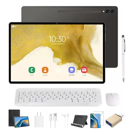Tablet S9 12gb+512gb Android 13 Con Teclado 2sim Wifi