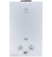 AVERA Calentador de agua Instantaneo GAS LP, Boiler de Paso, Capacidad 6 Litros/Minuto, 1 Servici...