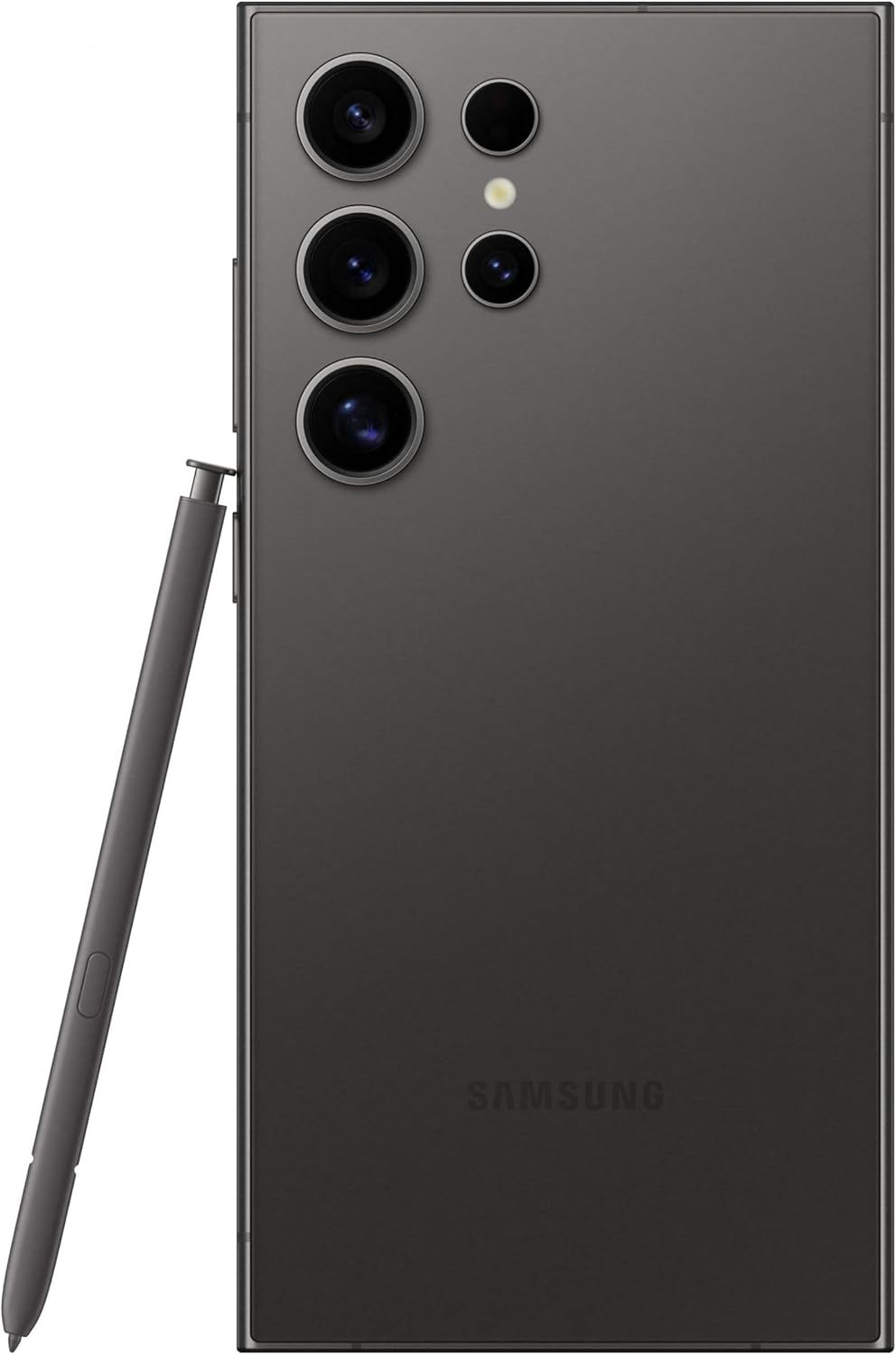 Samsung Galaxy S24 Ultra 5G (International Version) 512GB + 12GB RAM Unlocked Android 14 Smartphone (Titanium Grey)