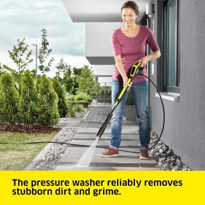 Kärcher K 4 Power Control 1900 PSI (máx. 2250 PSI) 1.5 GPM Lavadora a presión de inducción de Potencia eléctrica con varitas de pulverización Vario y DirtBlaster