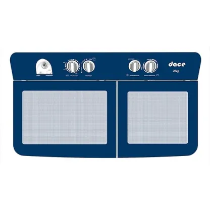 Lavadora Dace Semiautomática Doble Tina 20 Kg Blanca