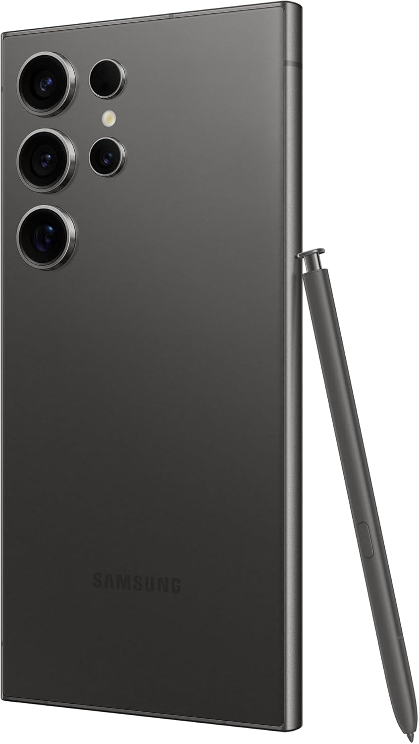 Samsung Galaxy S24 Ultra 5G (International Version) 512GB + 12GB RAM Unlocked Android 14 Smartphone (Titanium Grey)