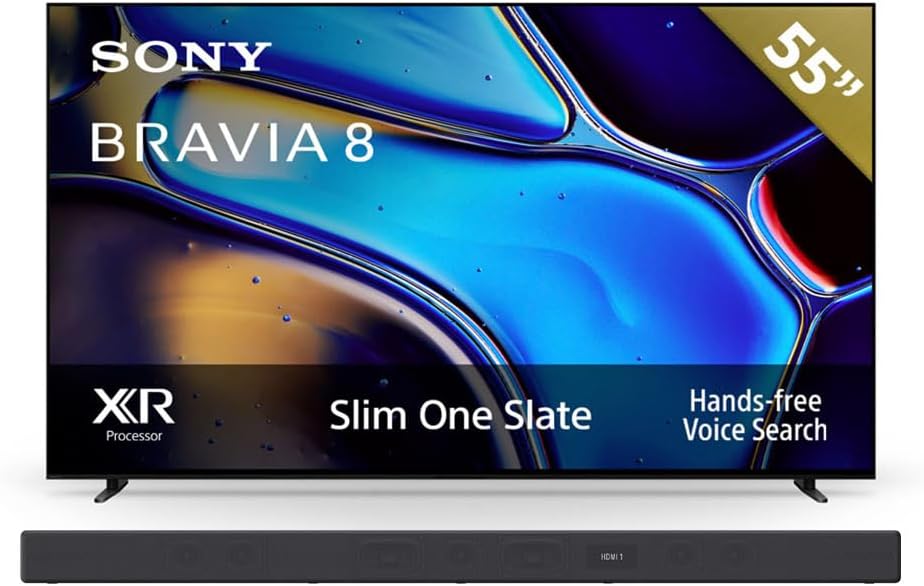 Sony BRAVIA 8 Pantalla 77” OLED con Procesador XR 4K Ultra HD Google