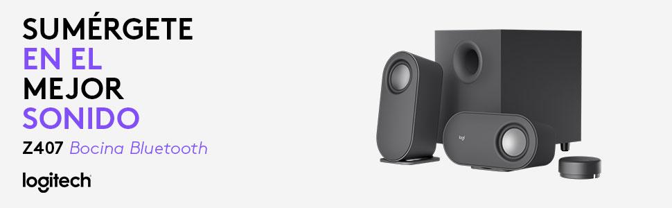 Z407, sistema de audio, bocina bluetooth, teatro en casa, bocina logitech, logitech z407, logitech