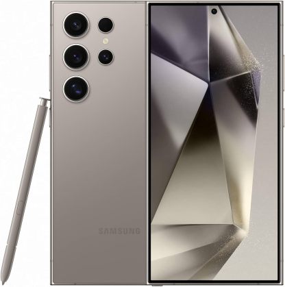 Samsung Galaxy S24 Ultra 5G (International Version) 512GB + 12GB RAM Unlocked Android 14 Smartphone (Titanium Grey)