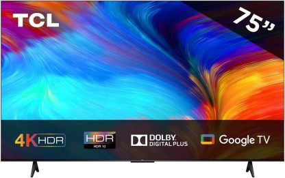 TCL Smart TV Pantalla 55" 55S451G Google TV 4K UHD Ultra HD | HDR 10 | 270 NITS 60 Hz | Dolby Audio Digital + | Compatible con Alexa