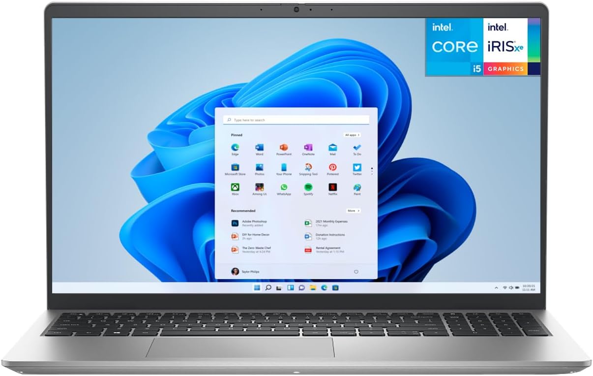 Dell Laptop Inspiron 3535 15.6" Full HD, AMD Ryzen 5 7520U 2.80GHz, 8GB, 512GB SSD, Windows 11 Home 64-bit, Español, Plata