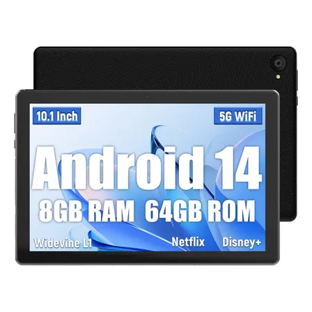 Moderness Tablet C11 10.1' 8gb+64gb Android 14 Con Wifi 6 Tf Max 1tb Negro