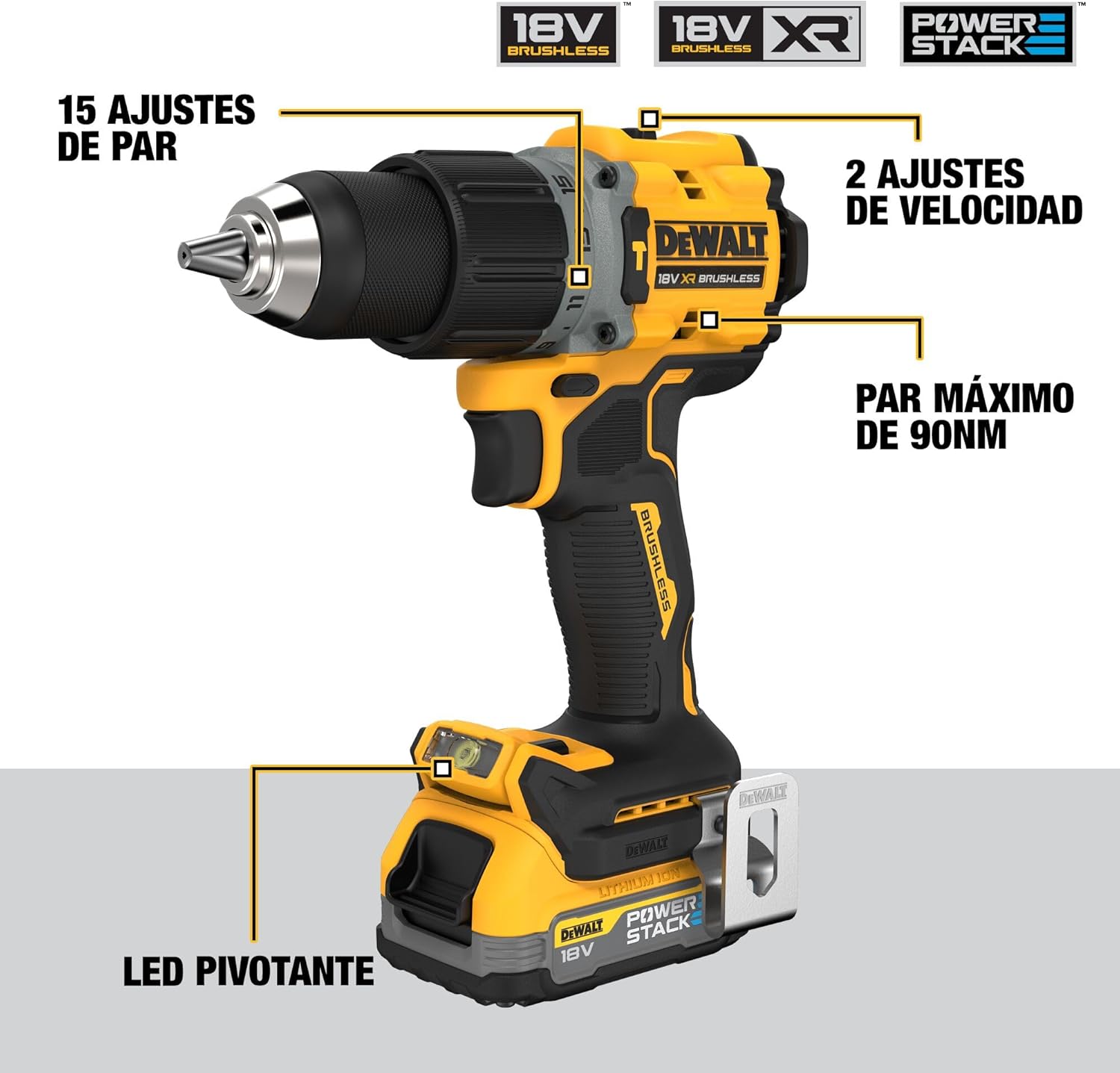 Dewalt Kit De Taladro/Percutor/Atornillador 20V Max Xr DCK2490D2