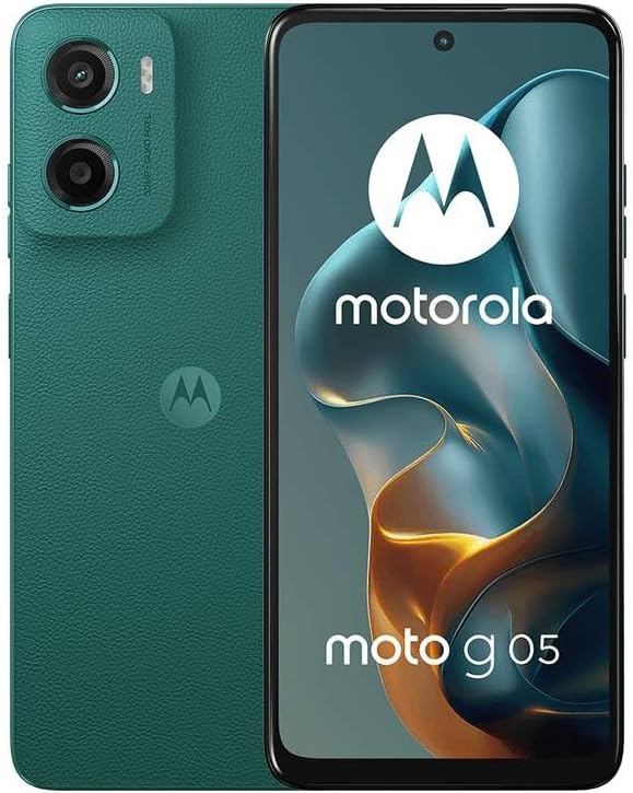 Motorola G05 Verde (4GB RAM/128GB), 50MP, Celular Desbloqueado