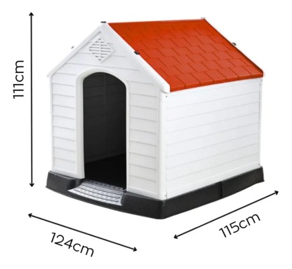 Casa De Perro Extra Grande Exterior De Plástico Envío Gratis