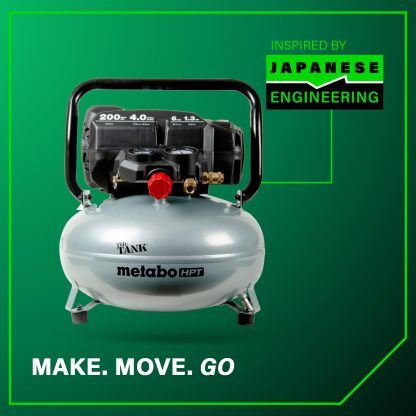 Metabo HPT Compresor de Aire | THE TANK | 200 PSI | 6 Galones | Ec914S