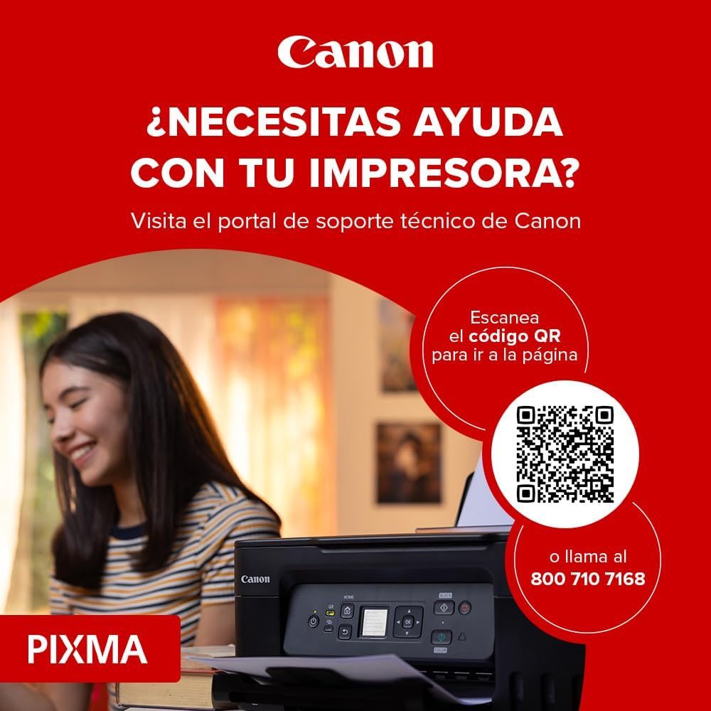 Canon Multifuncional de Inyección de Tinta Continua G3110