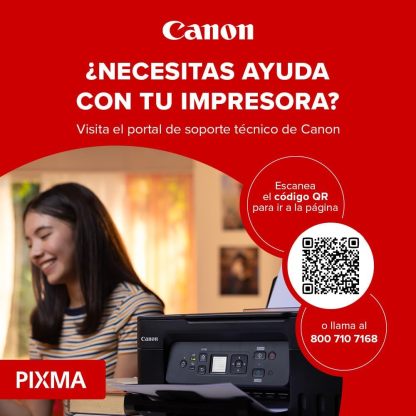 Canon Multifuncional de Inyección de Tinta Continua G3110
