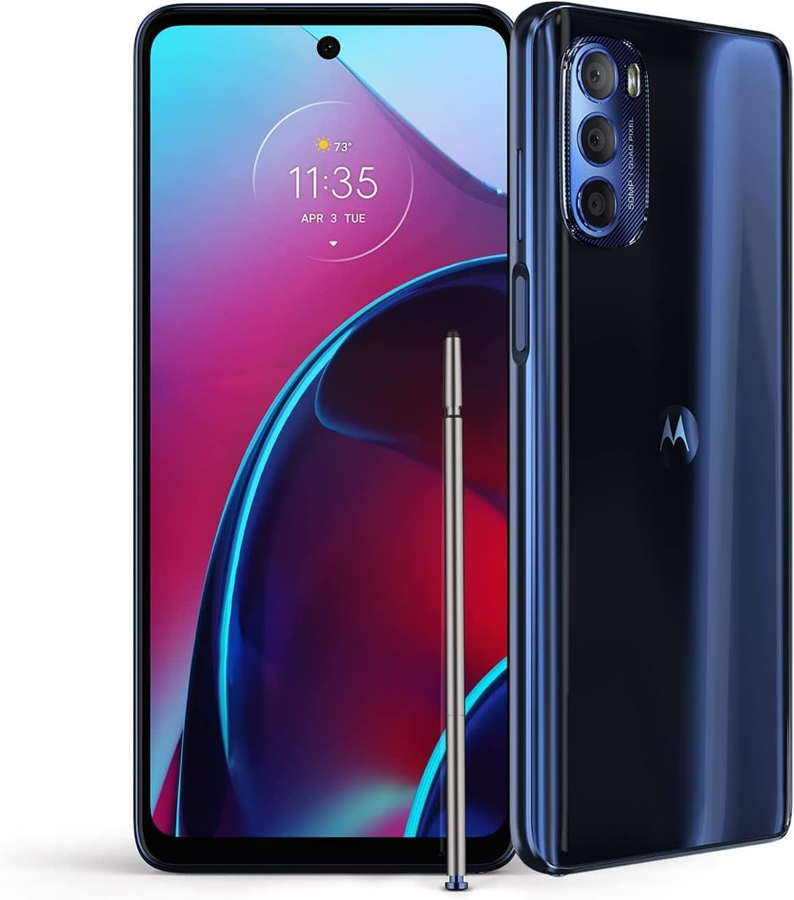 motorola Moto G Stylus | 2022 | Batería de 2 días | Desbloqueado | Hecho para Estados Unidos 4/128GB | Cámara de 50MP | Azul crepúsculo
