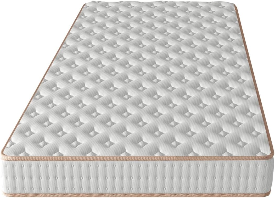 MOCOERL Colchón Individual de Espuma Viscoelástica, Alta Elasticidad, Ultra Transpirable, El Colchón se Puede Utilizar por Ambos Lados.190 cm x 100 cm x 18cm