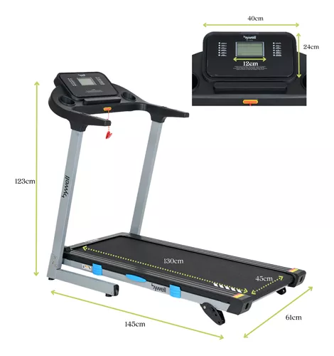 Caminadora Bywell 2.0 Hp Plegable Velocidad 16 Km/h