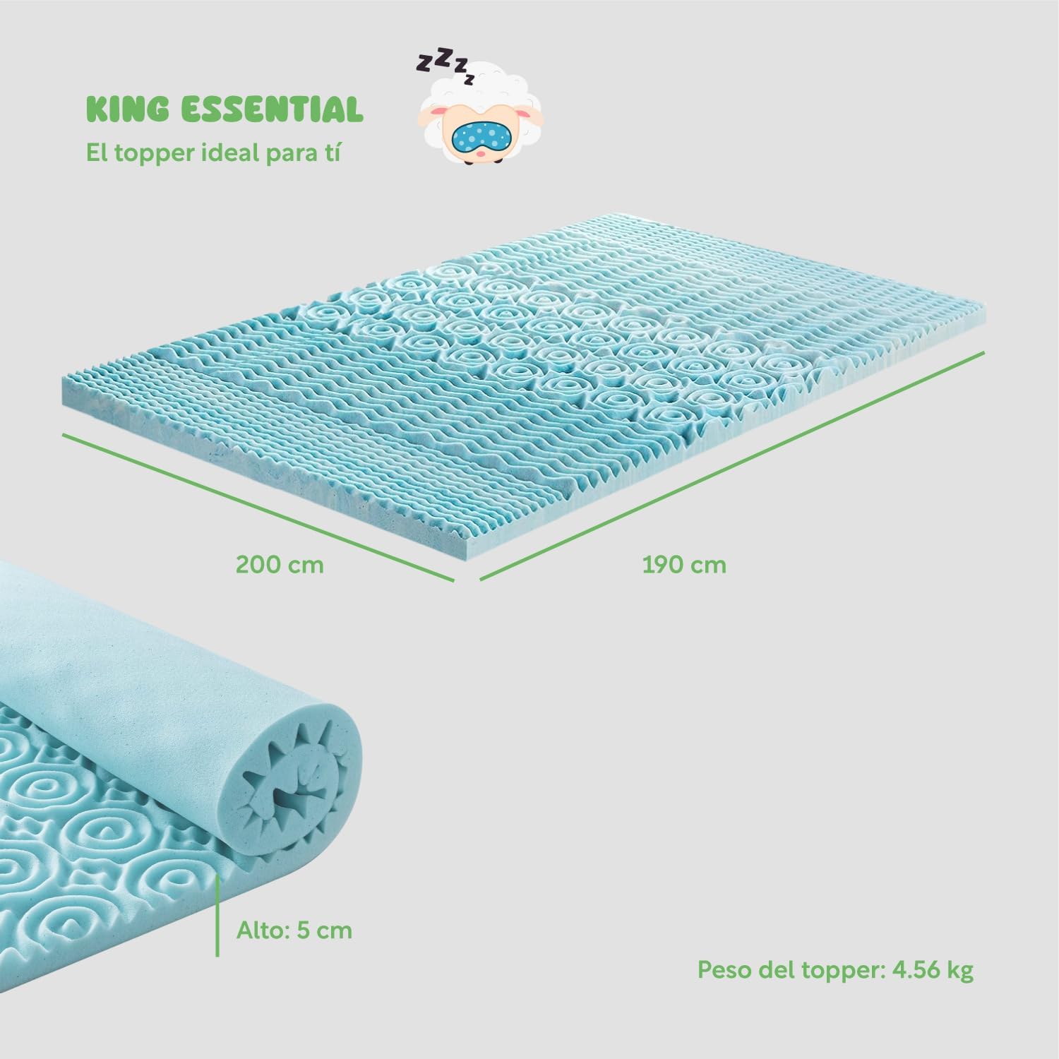 COLORDREAMS | Sofá Cama Matrimonial Plegable – Sillón Multifunción 3 En 1 – Relleno De Espuma – Funda Lavable – Hipoalergénico – Gris
