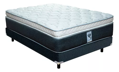 Colchón Matrimonial Spring Air Gibson + Box + Bcos +osito Sp