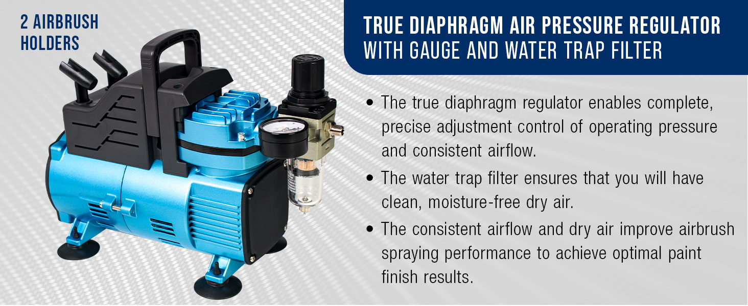 Master Airbrush Sistema de refrigeración de doble ventilador Super Cool Runner Advance